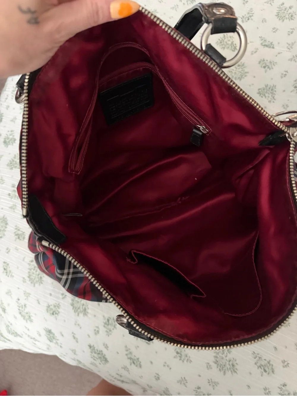Coach stylish red